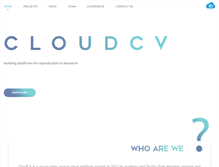 Tablet Screenshot of cloudcv.org